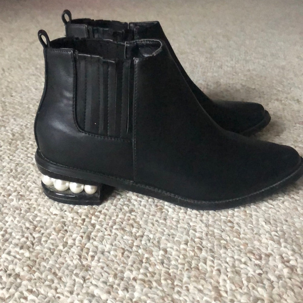Black ankle boots